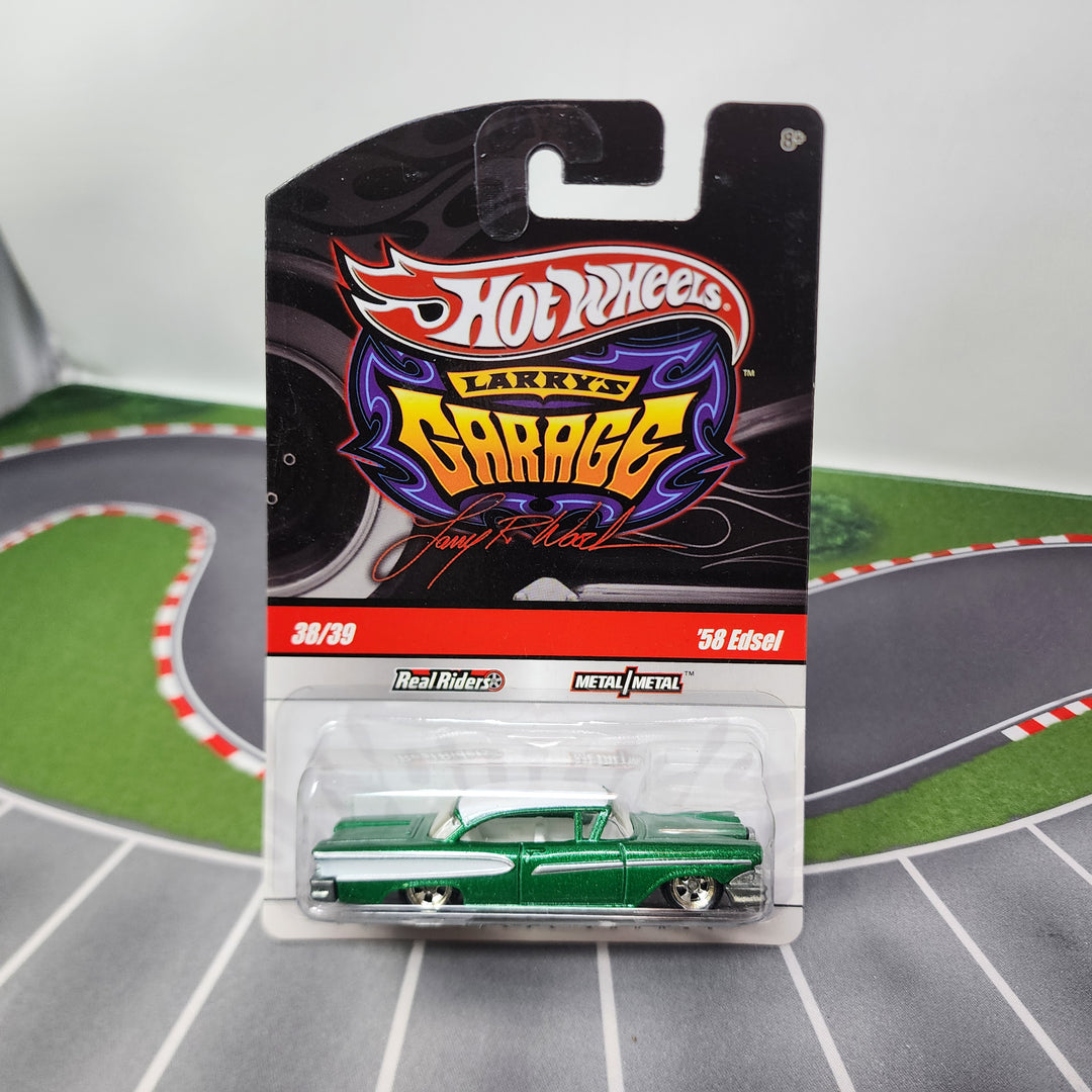 58 Edsel #38 * Green * Hot Wheels Premium Larry's Garage