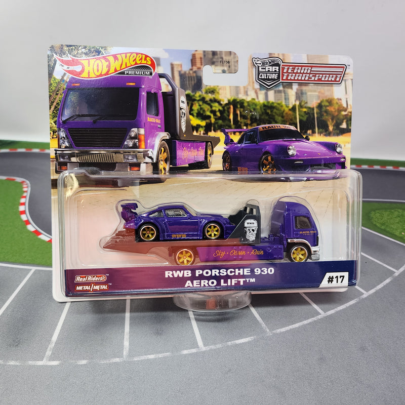 RWB Porsche 930 & Aero Lift * Hot Wheels Team Transport