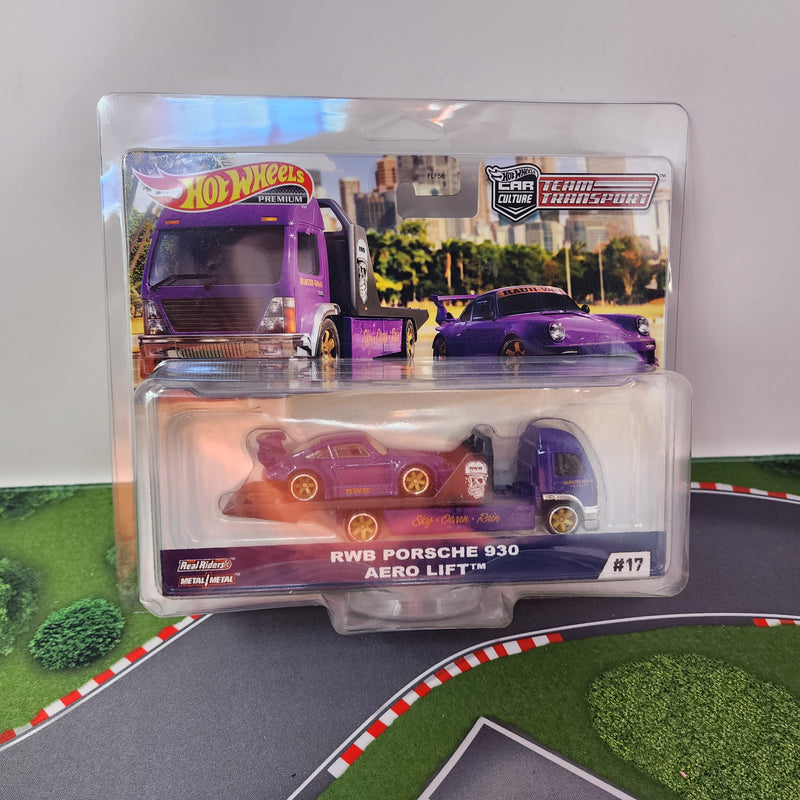 RWB Porsche 930 & Aero Lift * Hot Wheels Team Transport
