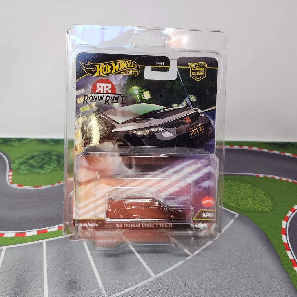 07 Honda Civic Type R 0/5 * Black CHASE * Hot Wheels Car Culture