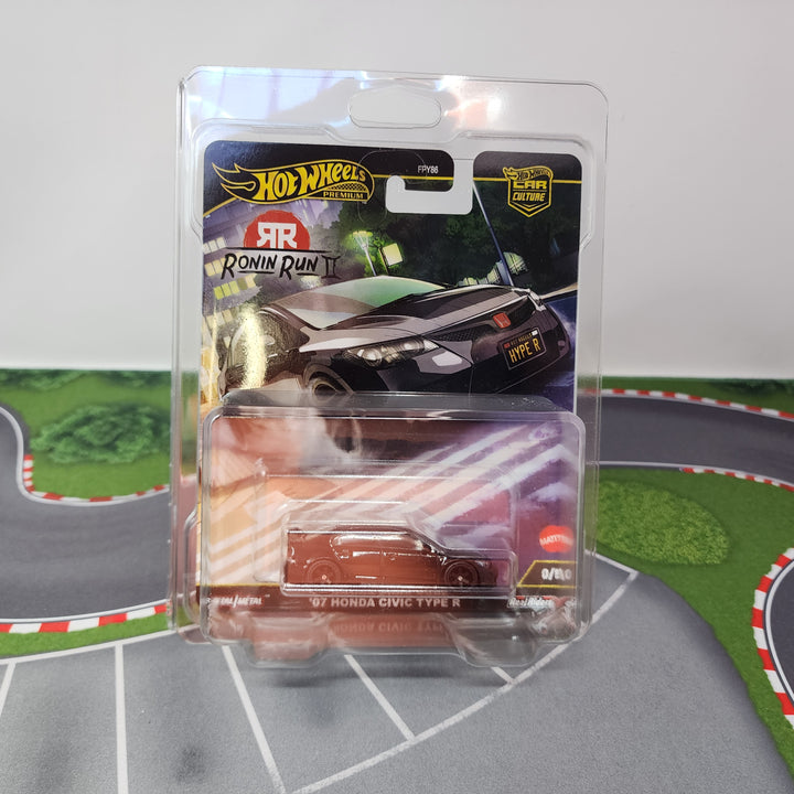 07 Honda Civic Type R 0/5 * Black CHASE * Hot Wheels Car Culture