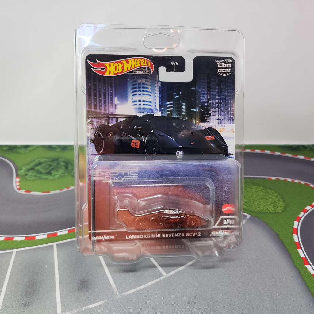 Lamborghini Essenza SCV12 0/5 * Black CHASE * Hot Wheels Car