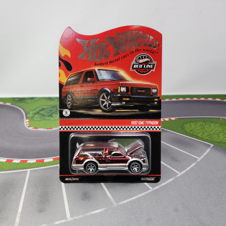 1992 GMC Typhoon * RED * Hot Wheels Red Line Club RLC