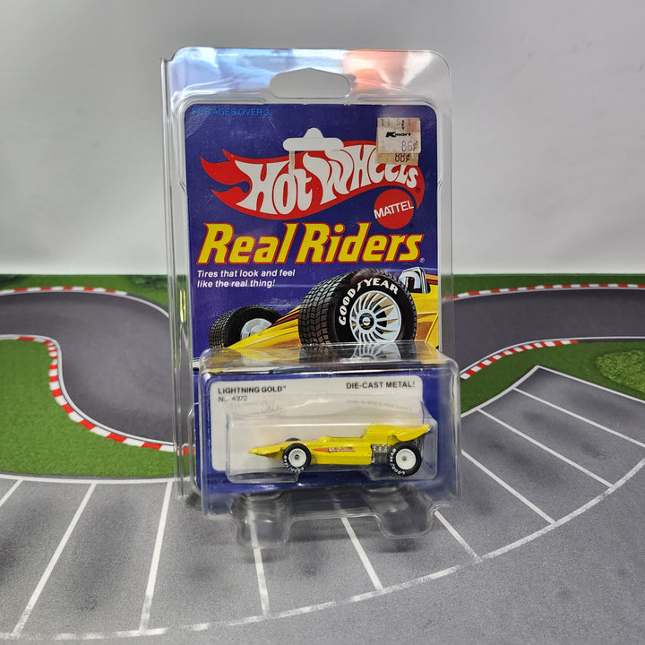 Lightning Gold 4372 * Hot Wheels Real Riders 1983 Malaysia