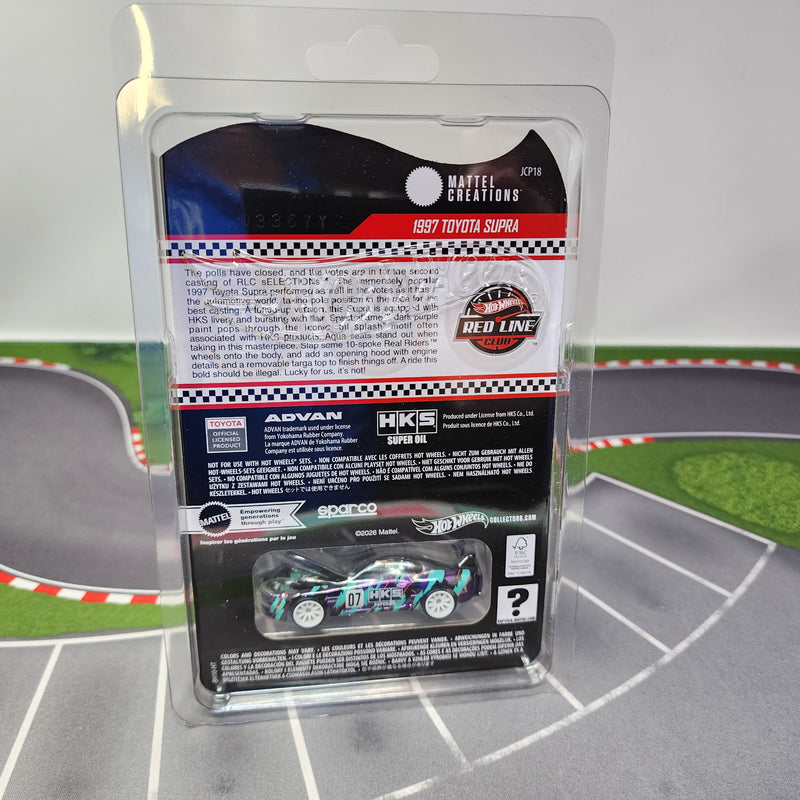 1997 Toyota Supra HKS Super Oil * Hot Wheels Red Line Club RLC