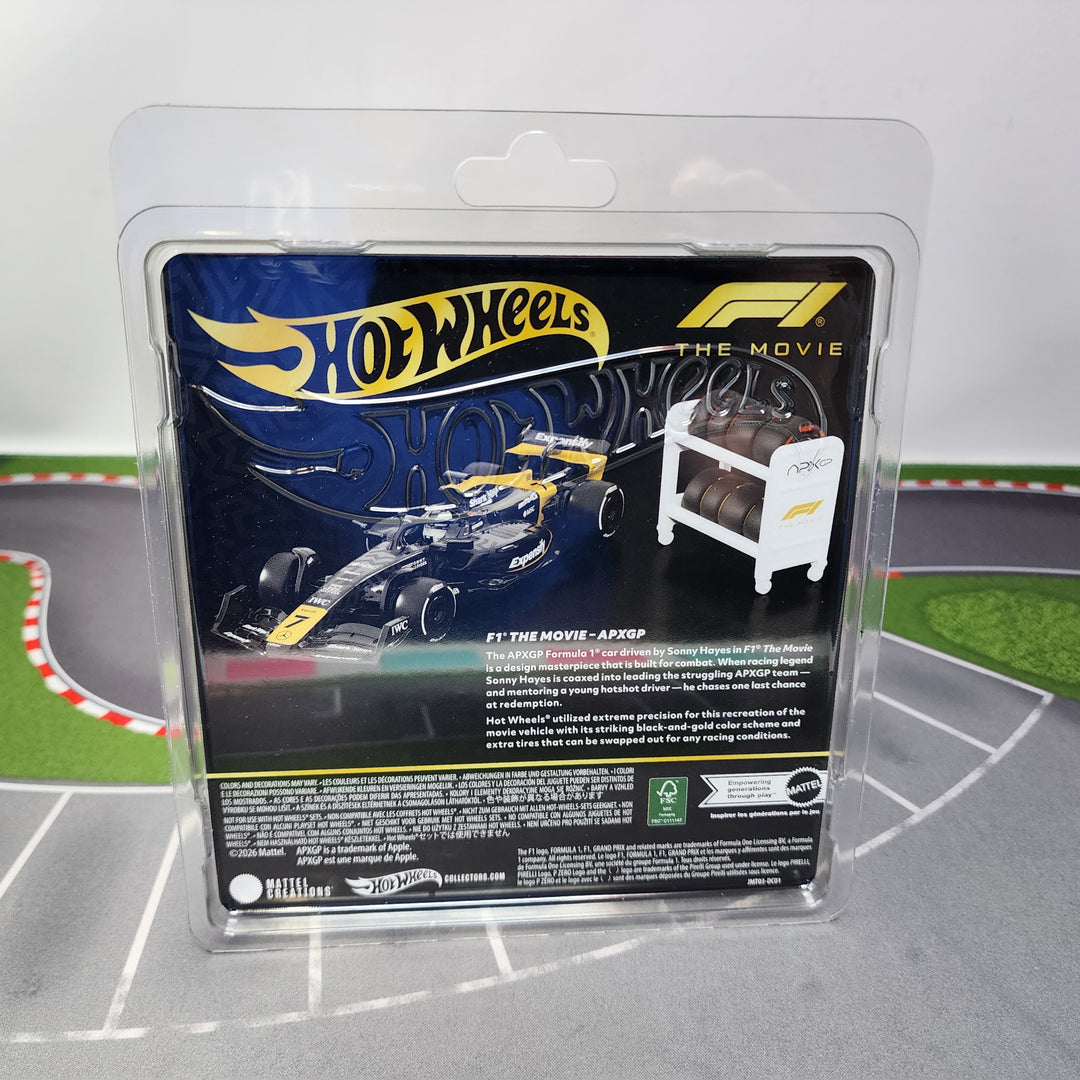 APXGP F1 The Movie Race Car #7 * Hot Wheels Mattel Creations
