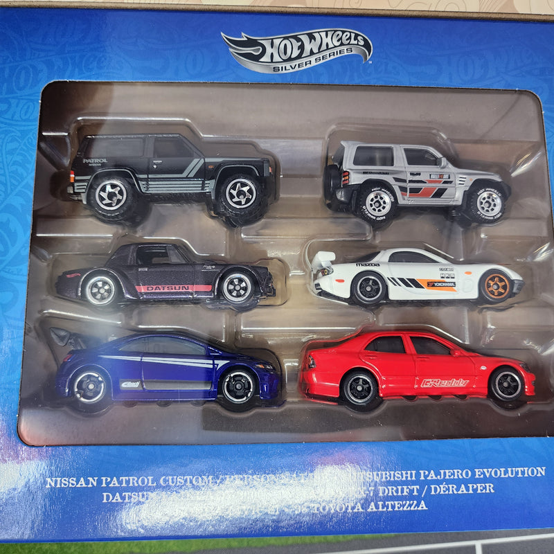 New! 2026 Streets of Japan 6 Pack * 2026 Hot Wheels Silver Series