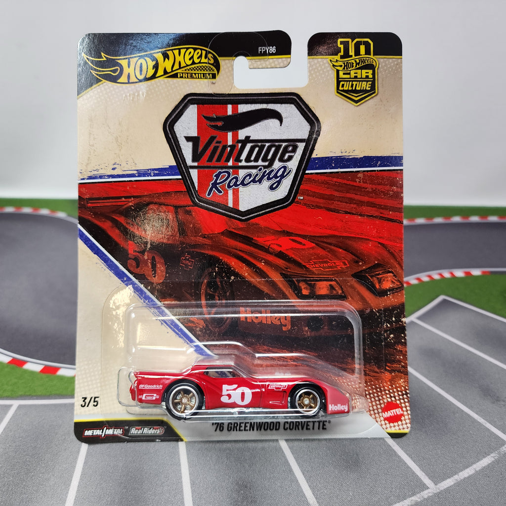 76 Greenwood Corvette #3/5 * 2026 Hot Wheels Car Culture VINTAGE
