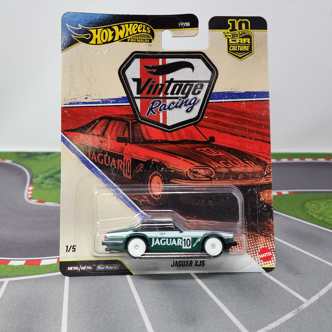 Jaguar XJS #1/5 * 2026 Hot Wheels Car Culture VINTAGE RACING Case