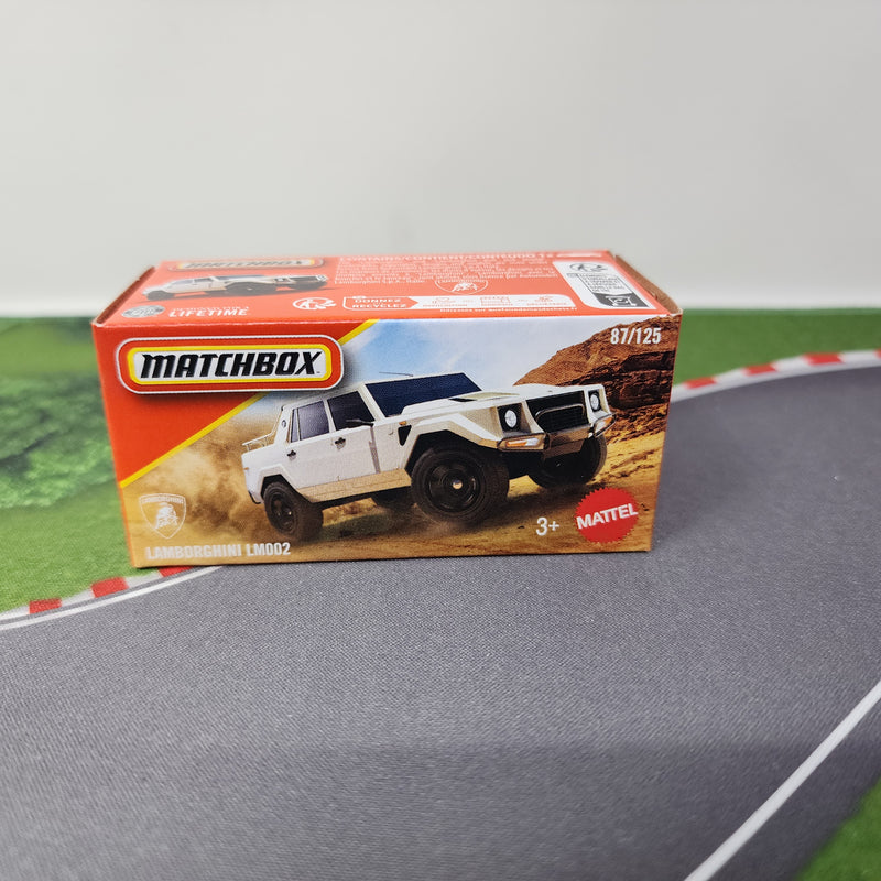 Lamborghini LM002 #87 * White * 2026 Matchbox Power Grabs Case H