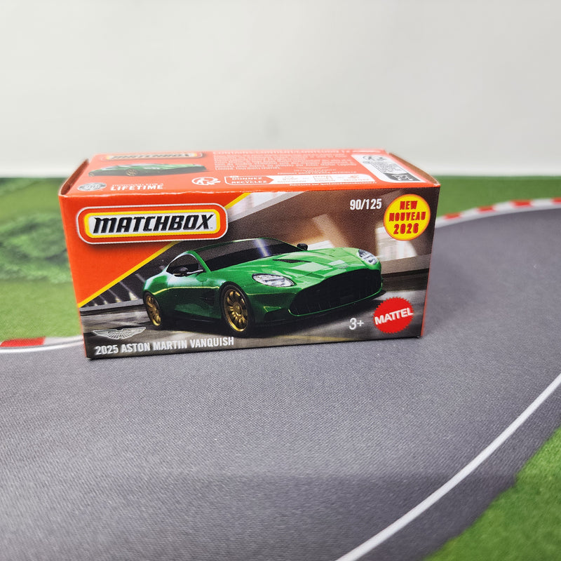 2025 Aston Martin Vanquish #90 * 2026 Matchbox Power Grabs Case J
