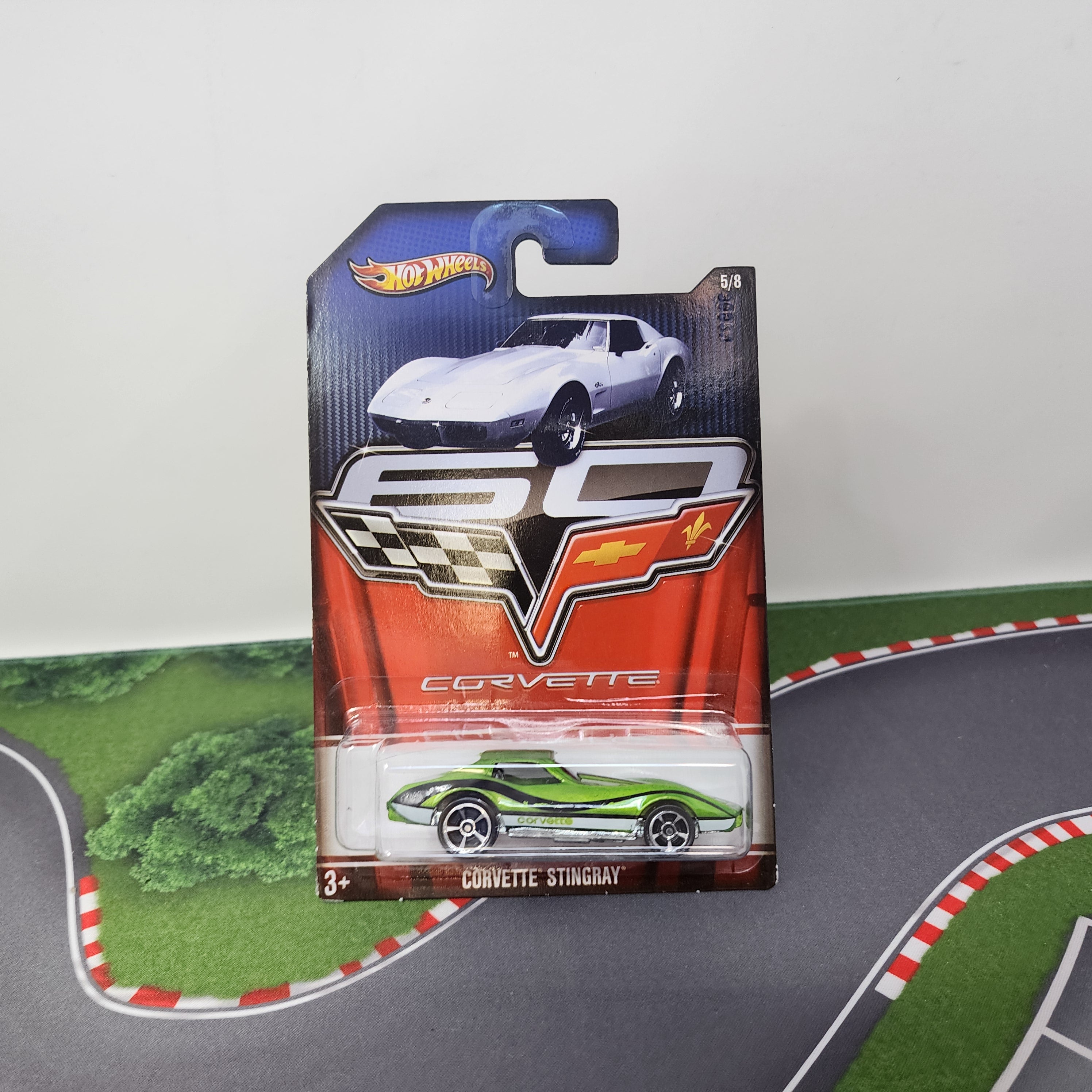 Google Basic Characters Corvette Stingray * Green * Hot Wheels Corvette 60th Anniversary ...