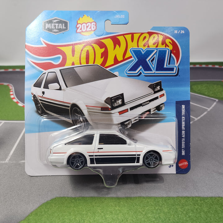 1987 Toyota AE86 Sprinter #15/24 * 2026 Hot Wheels XL 1:43 Scale