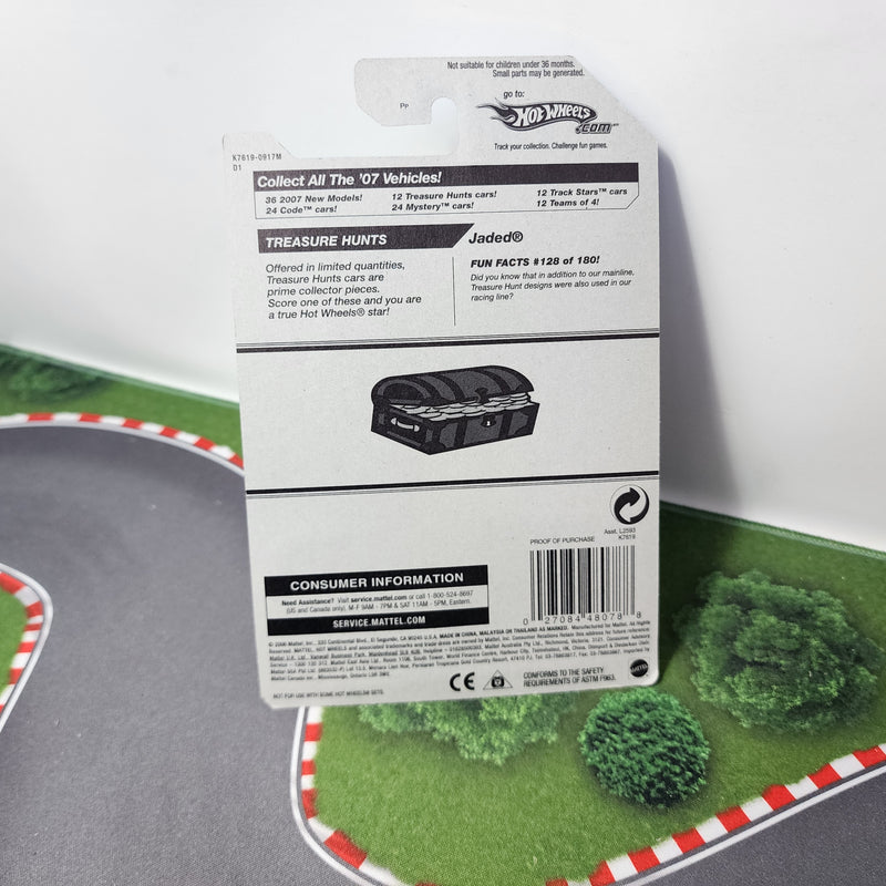 Jaded 8/12 * Treasure Hunt * 2007 Hot Wheels – Wheelcollectors LLC