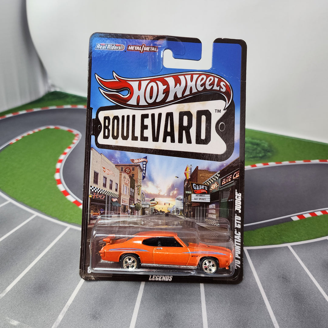 70 Pontiac GTO Judge * Orange * Hot Wheels Boulevard