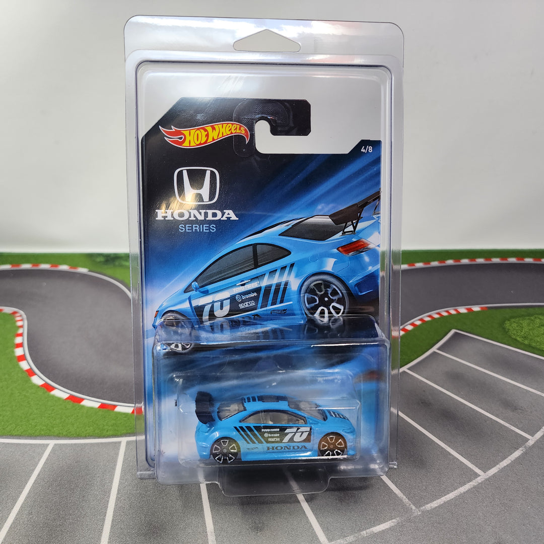 Honda Civic Si #4 * BLUE * Hot Wheels Honda Series