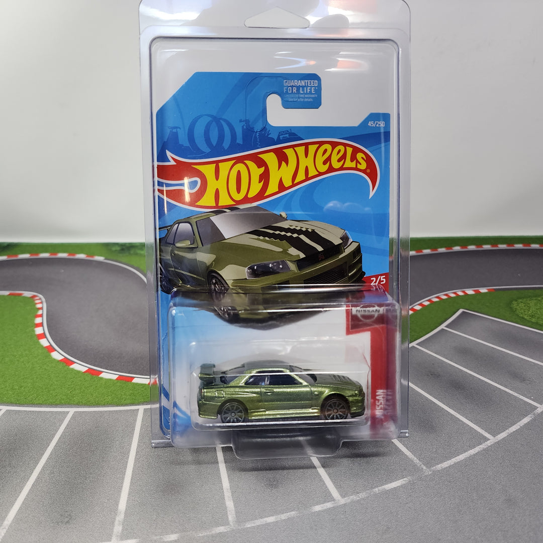 Nissan Skyline GT-R BNR34 #45 * Factory ERROR * Hot Wheels 2019