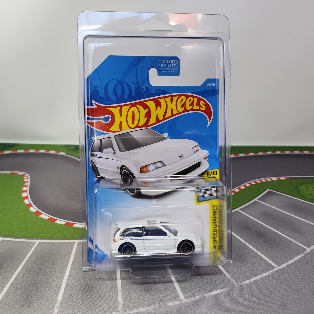 90s　レア　Rothmans HONDA　フーディ　ホワイト　L　B4790 90 Honda Civic EF #4 Greddy * White * Hot Wheels 2019