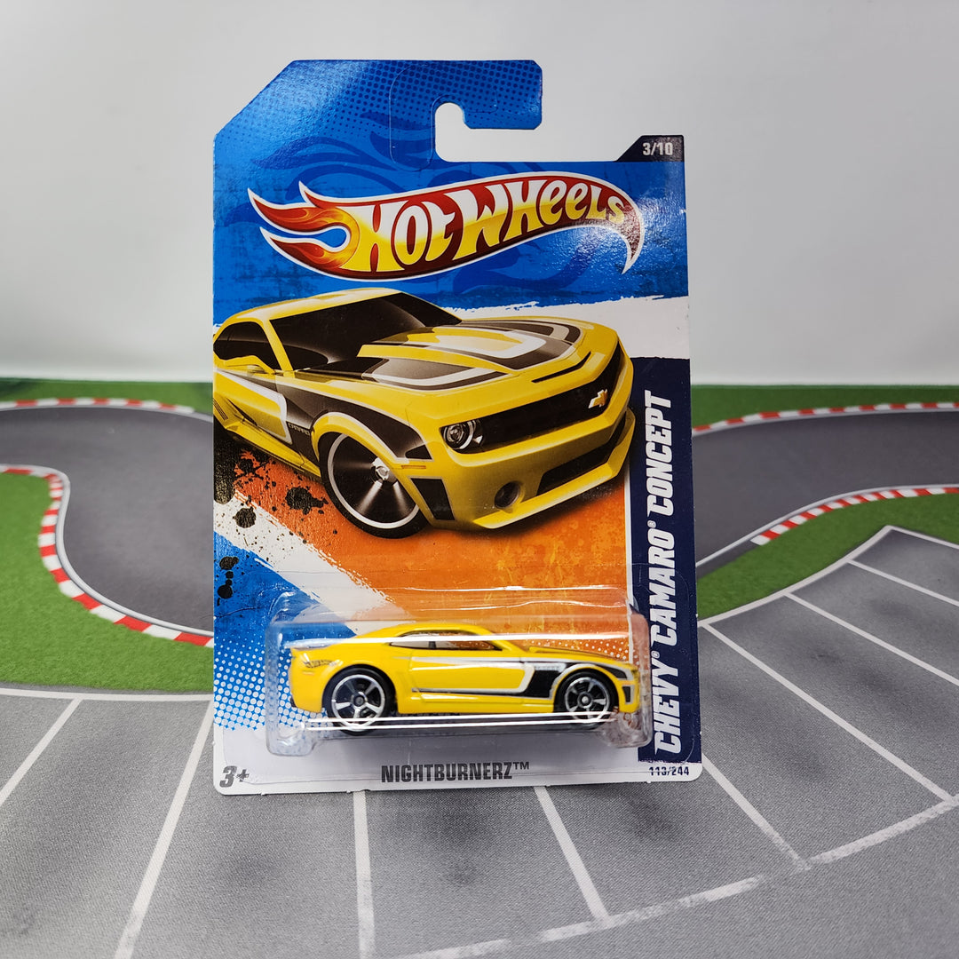 Chevy Camaro Concept #113 * Yellow Kmart Only * Hot Wheels 2011