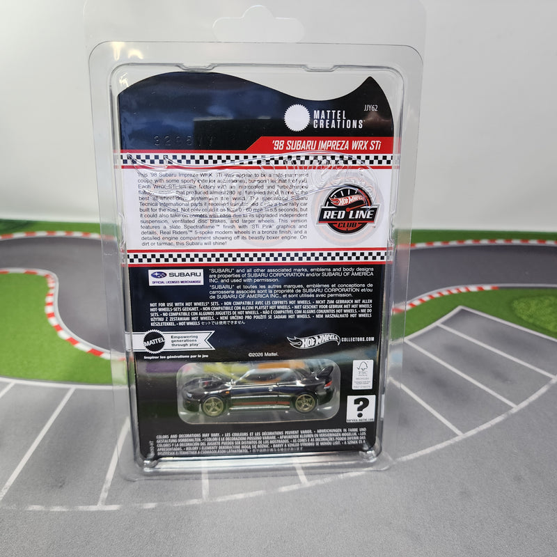 1998 Subaru Impreza WRX STi * Hot Wheels Red Line Club RLC