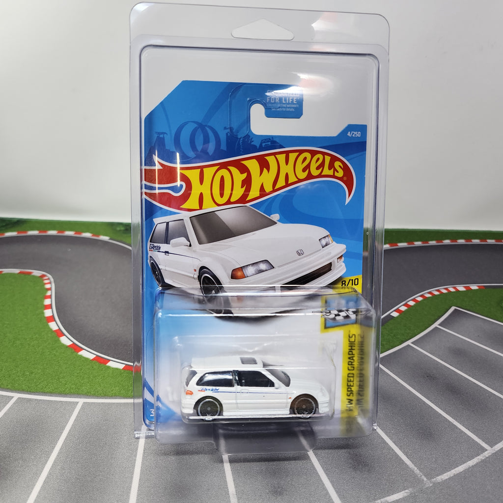 90 Honda Civic EF #4 Greddy * White * Hot Wheels 2019