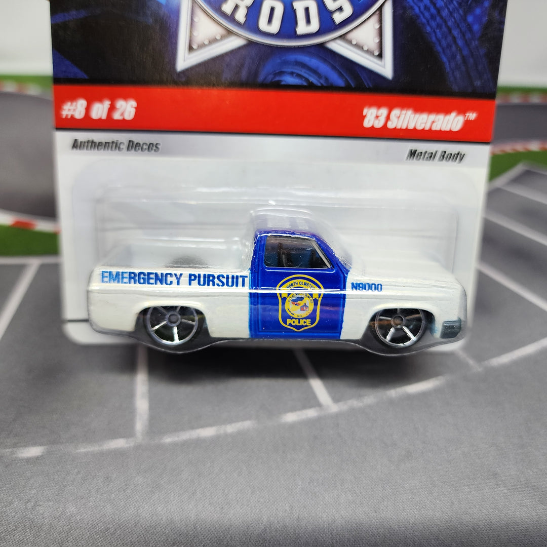 83 Chevy Silverado #8 * Hot Wheels Cop Rods – Wheelcollectors LLC