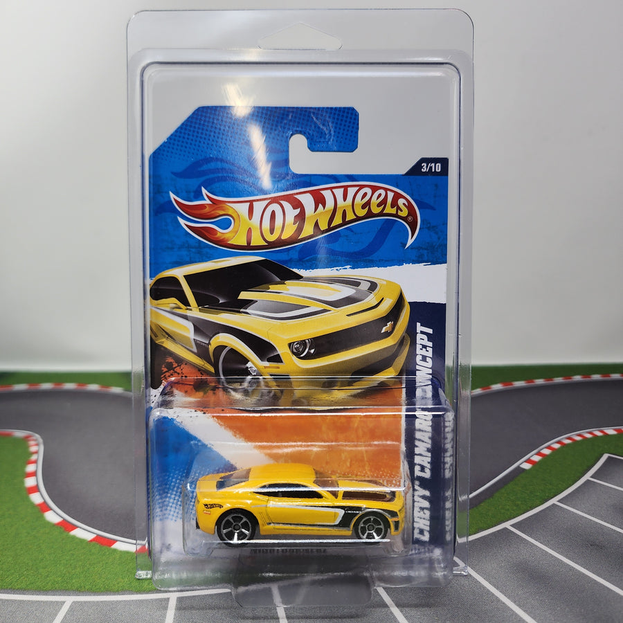 Chevy Camaro Concept #113 * Yellow * 2011 Hot Wheels Kmart Only