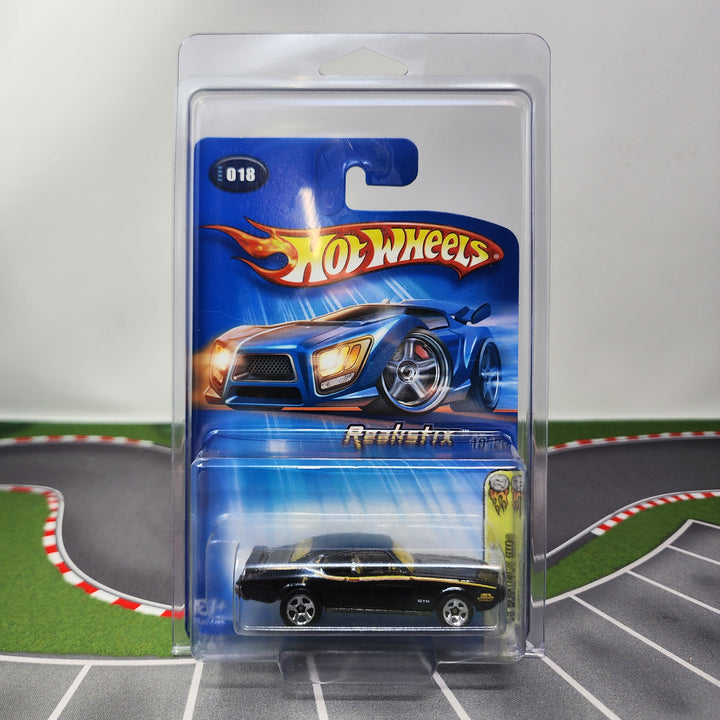 69 Pontiac GTO #18 * BLACK * 2005 Hot Wheels First Edition * 1st