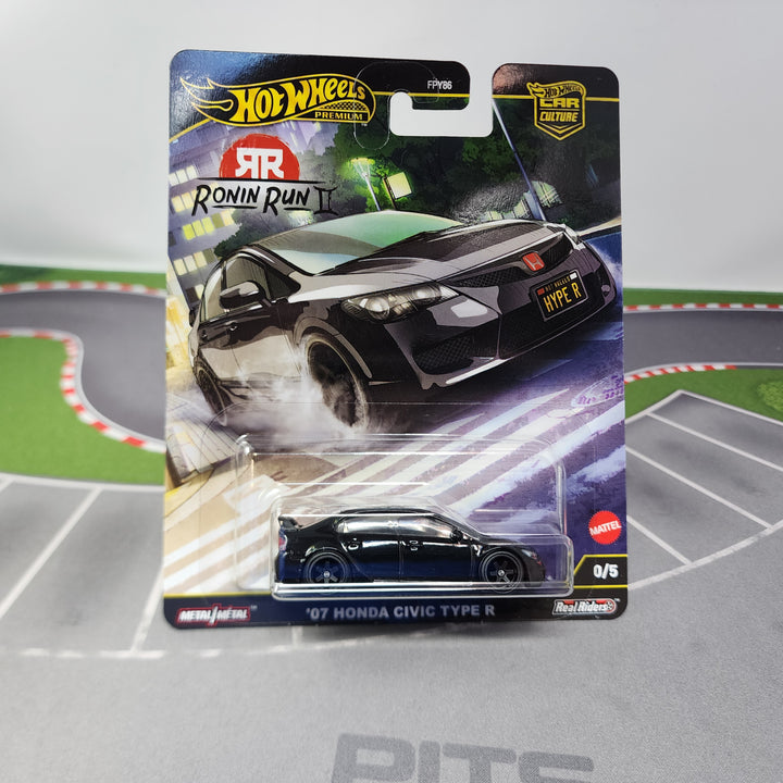 07 Honda Civic Type R * CHASE * Hot Wheels Car Culture Ronin Run