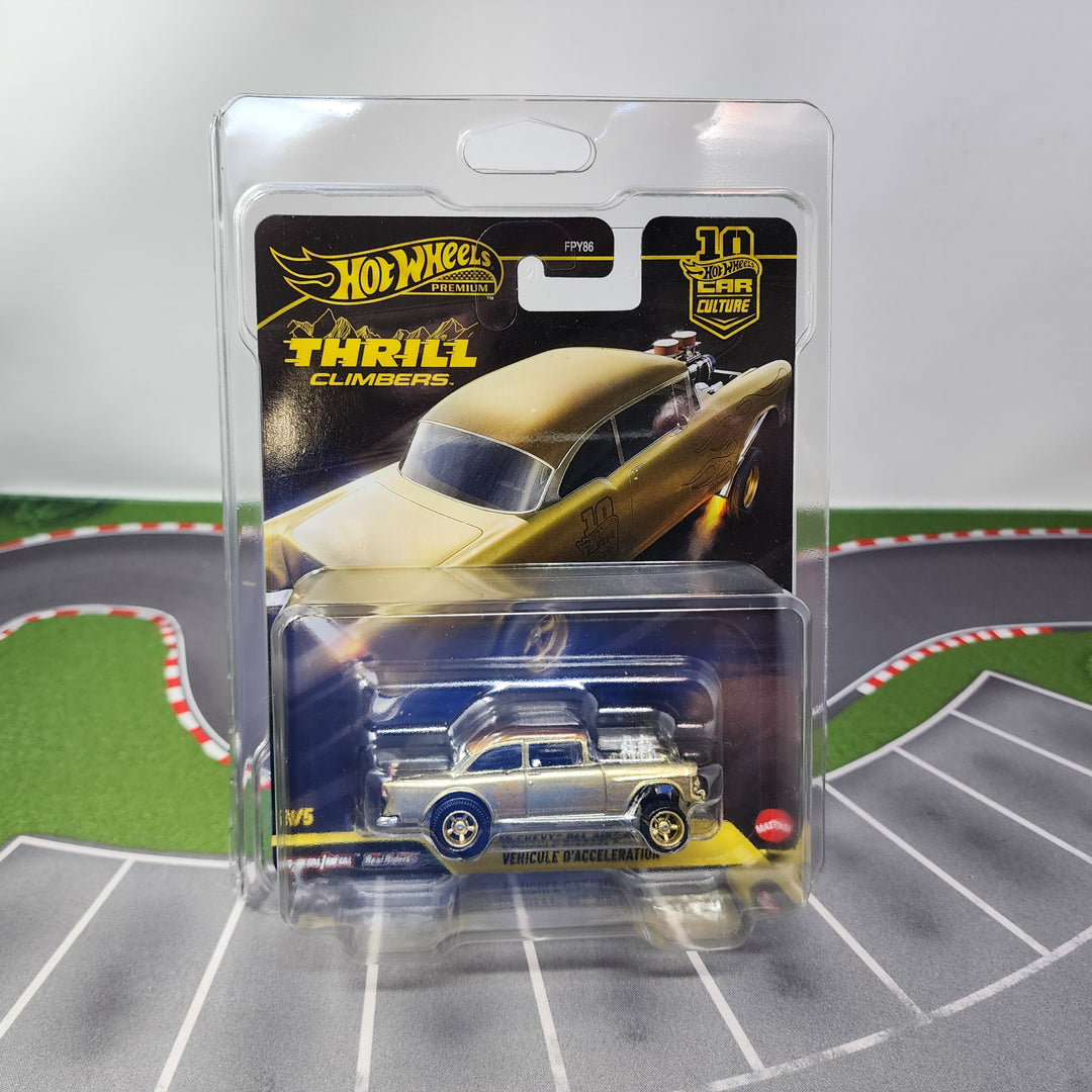 55 Chevy Bel Air Gasser * GOLD CHASE * Hot Wheels Car Culture