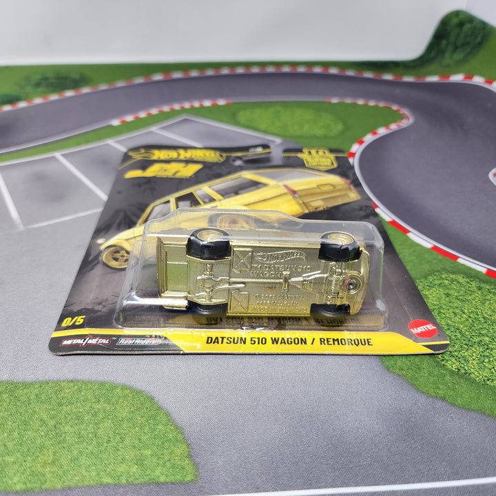 Datsun 510 Wagon * GOLD CHASE * Hot Wheels Car Culture Japan 5