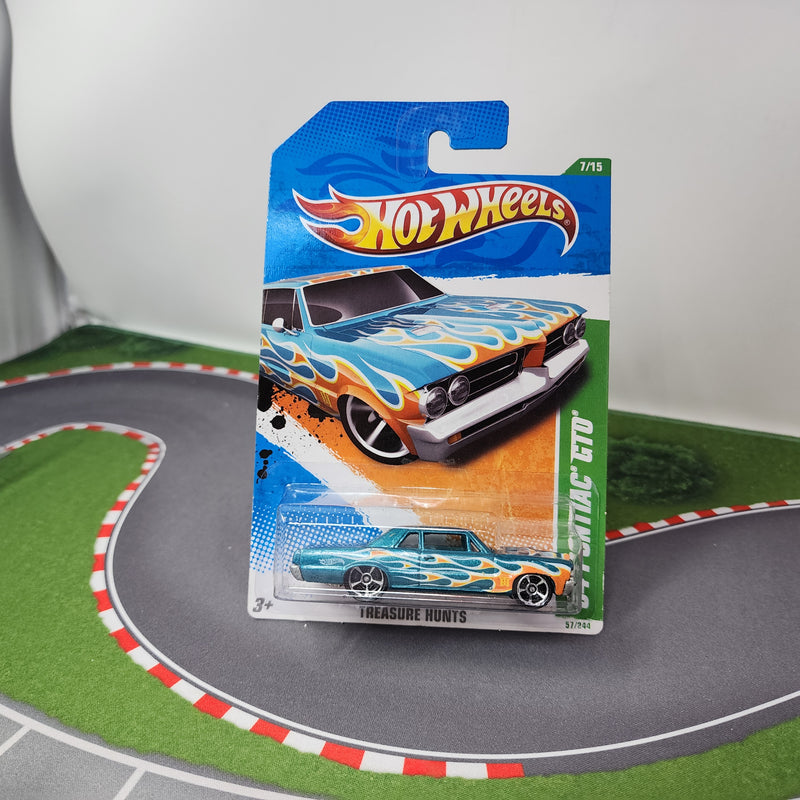 64 Pontiac GTO #57 * Treasure Hunt * 2011 Hot Wheels
