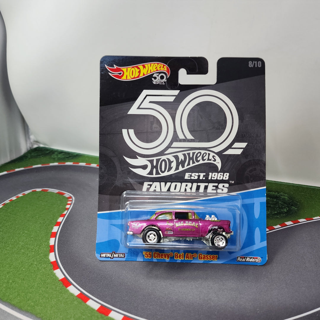 55 Chevy Bel Air Gasser * Hot Wheels Car Culture 50th Favorites