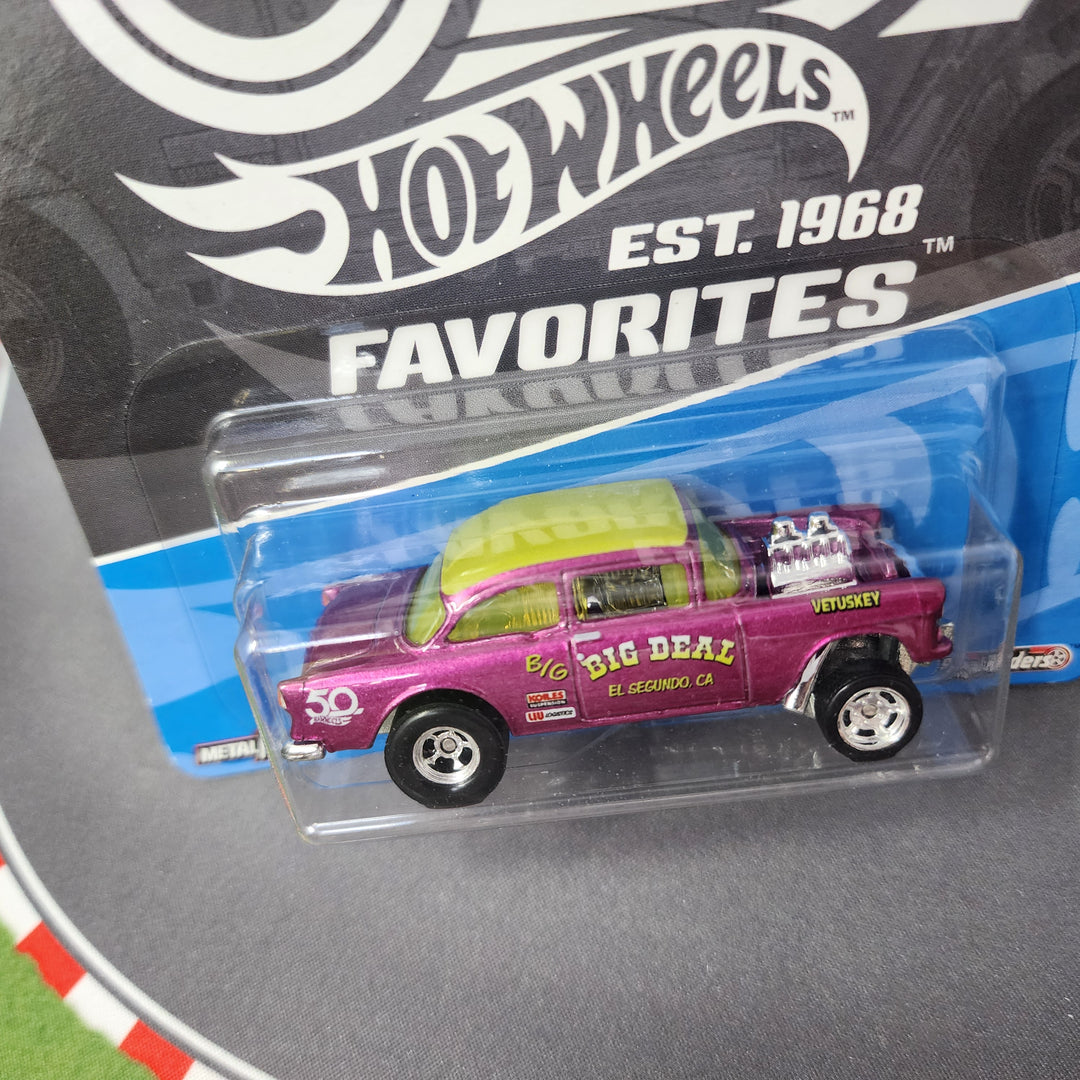 55 Chevy Bel Air Gasser * Hot Wheels Car Culture 50th Favorites