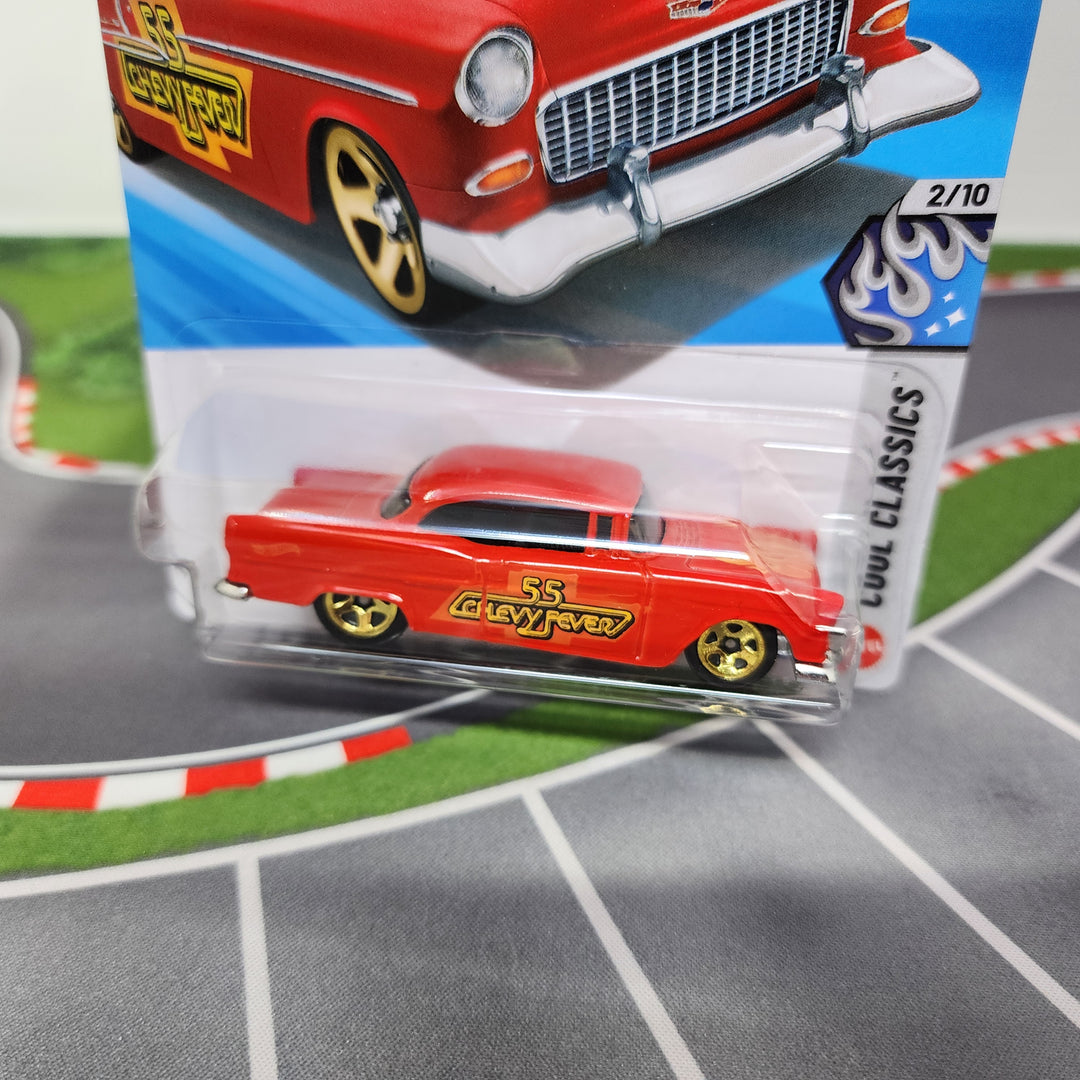 55 Chevy #180 * RED * 2026 Hot Wheels Case K – Wheelcollectors LLC
