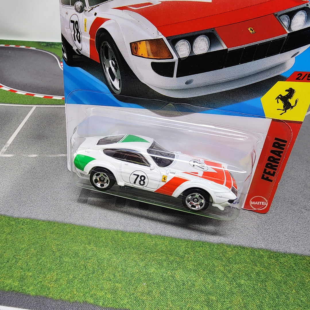 Ferrari 365 GTB4 Competizione #62 * White * 2026 Hot Wheels Case K