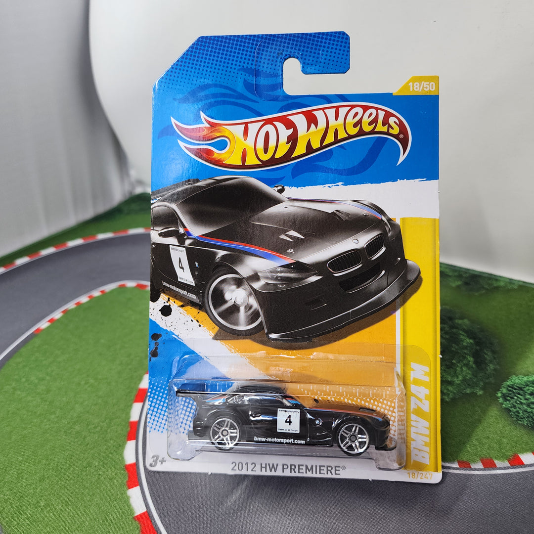 BMW Z4 M #18 * BLACK * 2012 Hot Wheels PREMIERE * 1st Yr Release