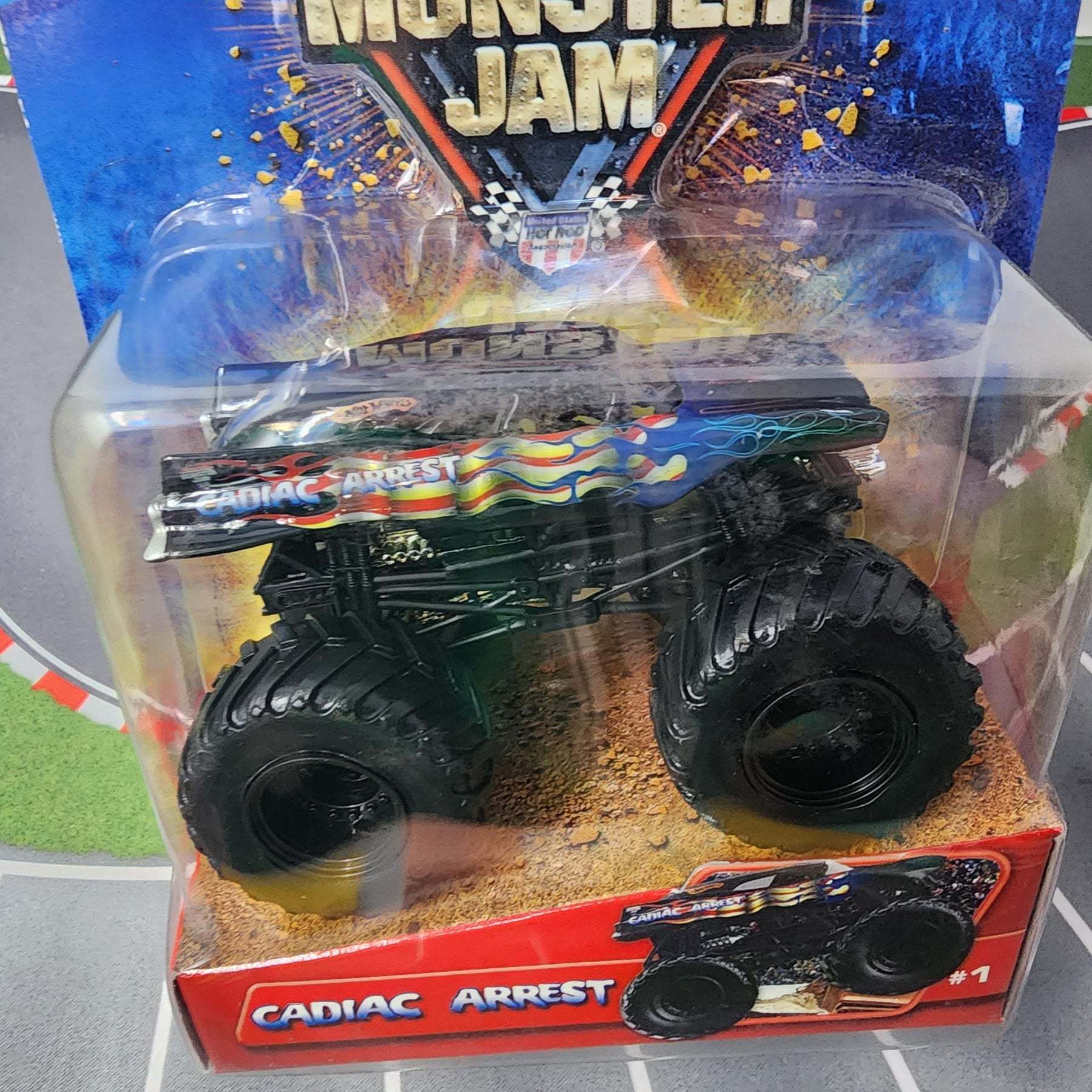 Add Express Lorry Cadiac Arrest Monster Truck Series * Hot Wheels Monster Jam ...