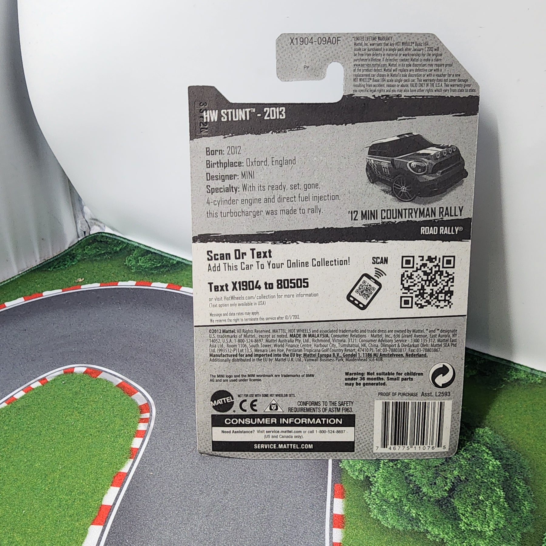 Hot Wheels Rally Racers '12 Mini Countryman Rally #93 * Red * 2013 Hot Wheels HW Stunt ...