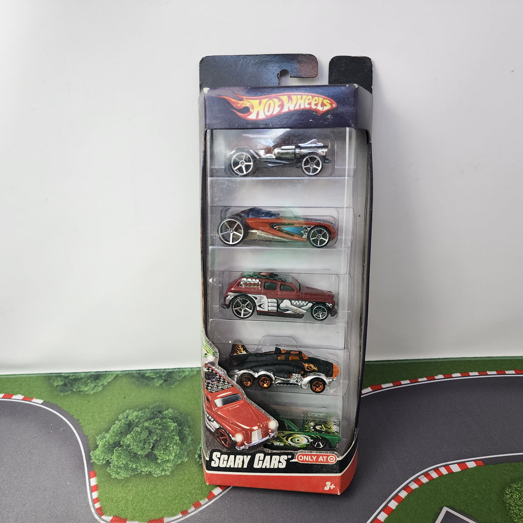 SCARY CARS Target only 5 Pack * Hot Wheels – Wheelcollectors LLC
