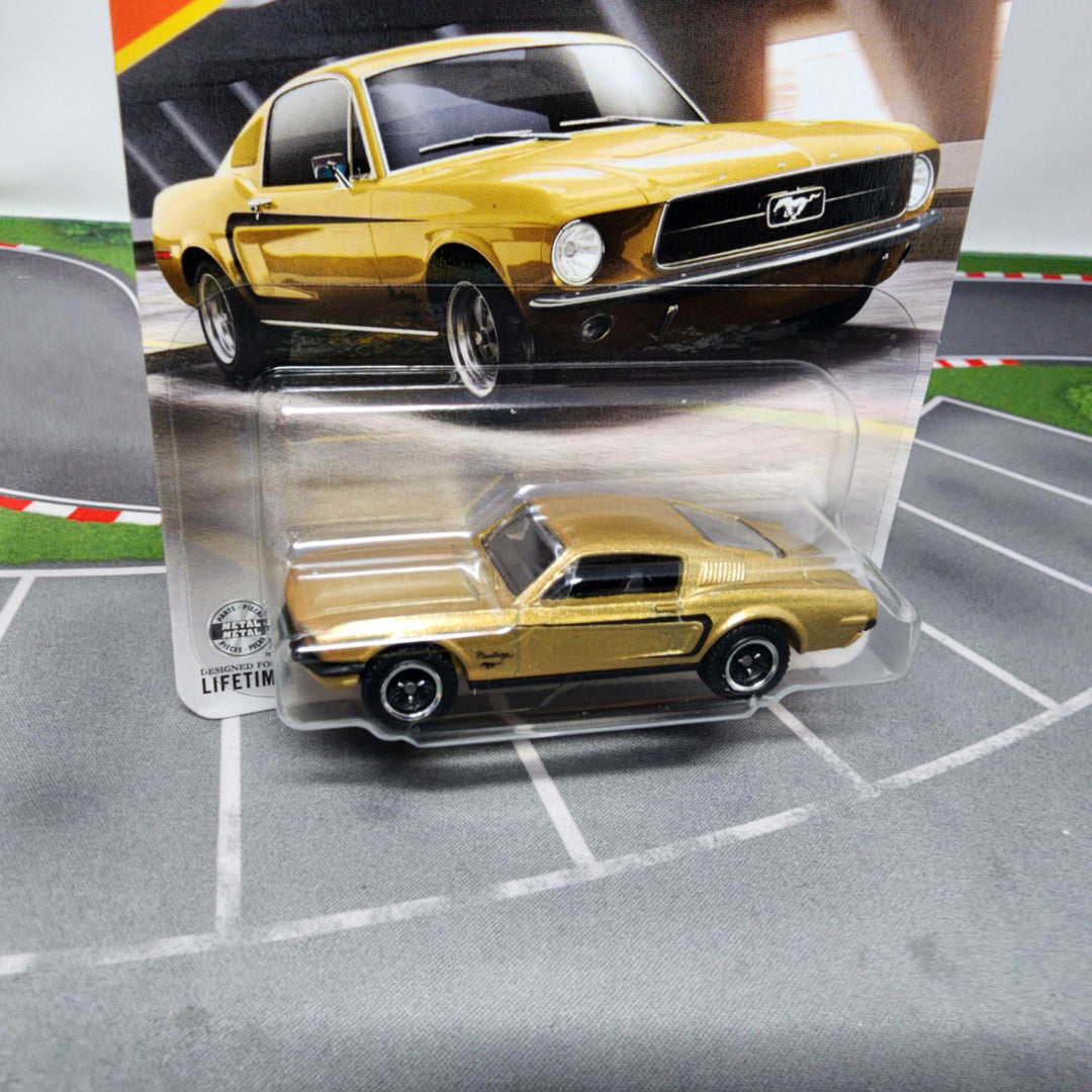1968 Ford Mustang Fastback #61 * GOLD * 2026 Matchbox Case G