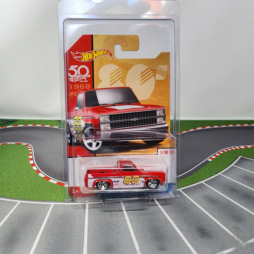 83 Chevy Silverado 3/10 * Hot Wheels Throwback Decades