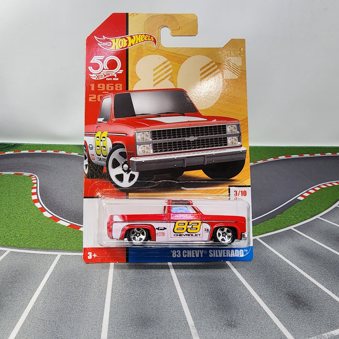 83 Chevy Silverado 3/10 * Hot Wheels Throwback Decades