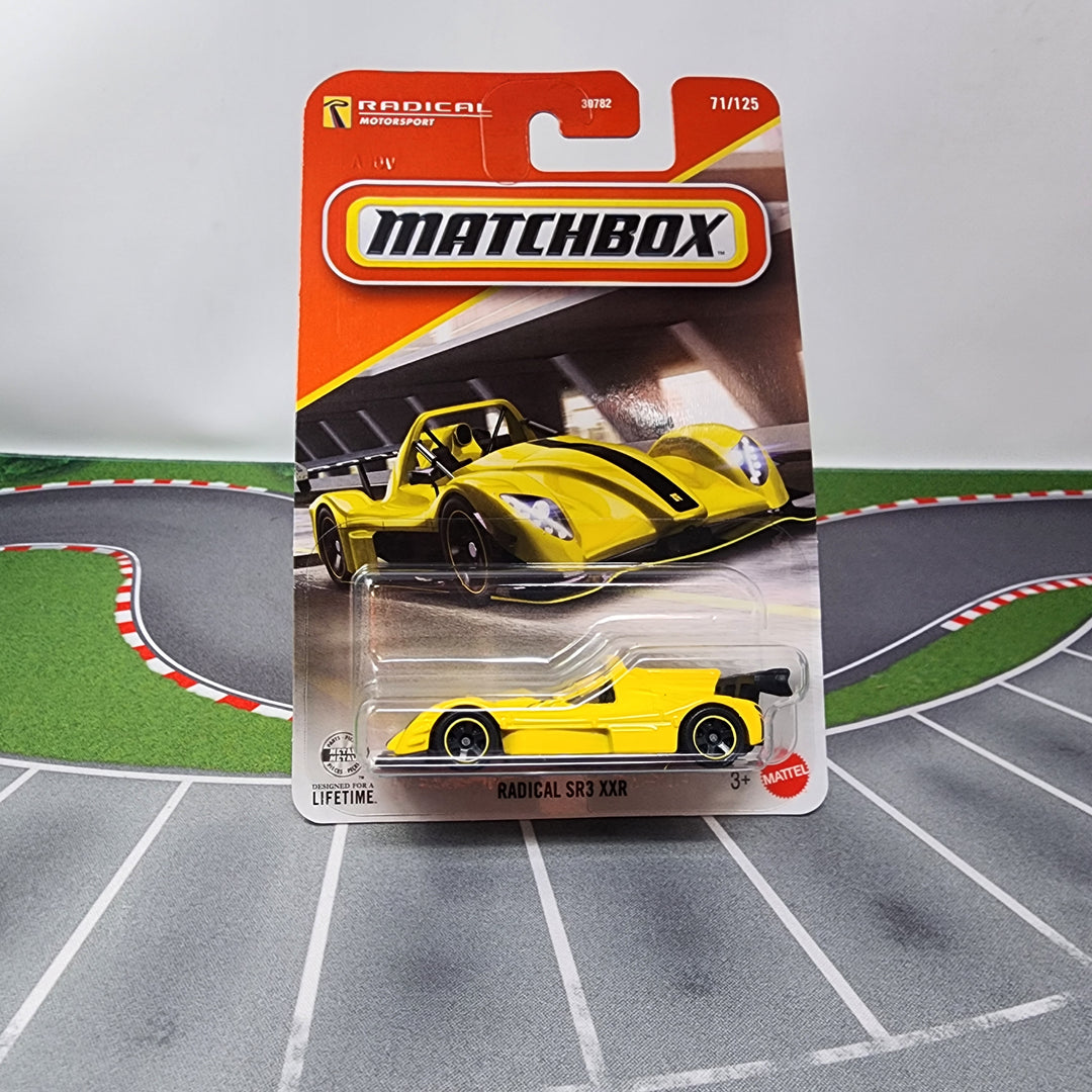 Radical SR3 XXR #71 * Yellow * 2026 Matchbox Case H