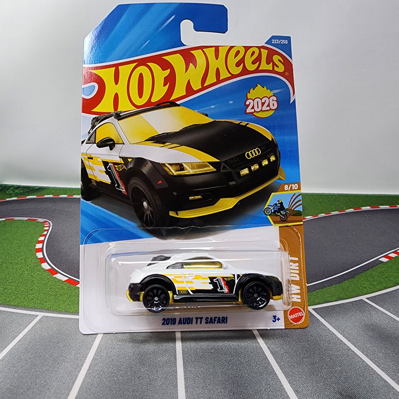 2019 Audi TT Safari #223 * WHITE * 2026 Hot Wheels NEW! Case M