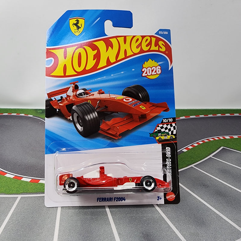 Ferrari F2004 #173 Formula 1 F1 * 2026 Hot Wheels NEW! Case M