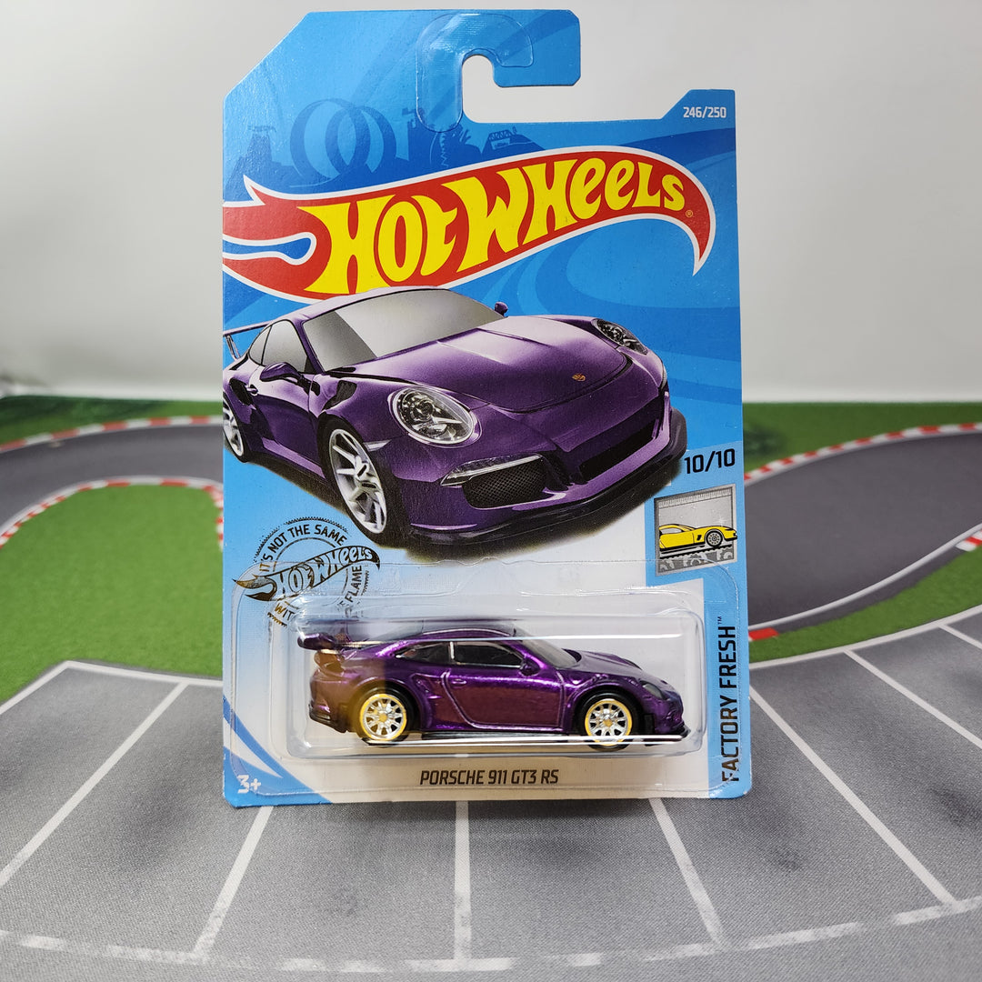 Porsche 911 GT3 RS #246 * Super Treasure Hunt * 2019 Hot Wheels