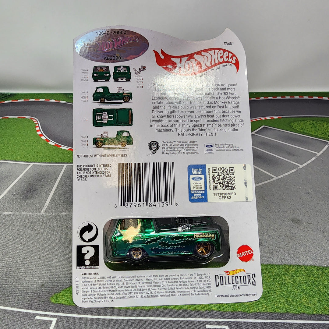 Hi-Pro Hauler HOLIDAY Gas Monkey Garage * Hot Wheels RLC Red Line
