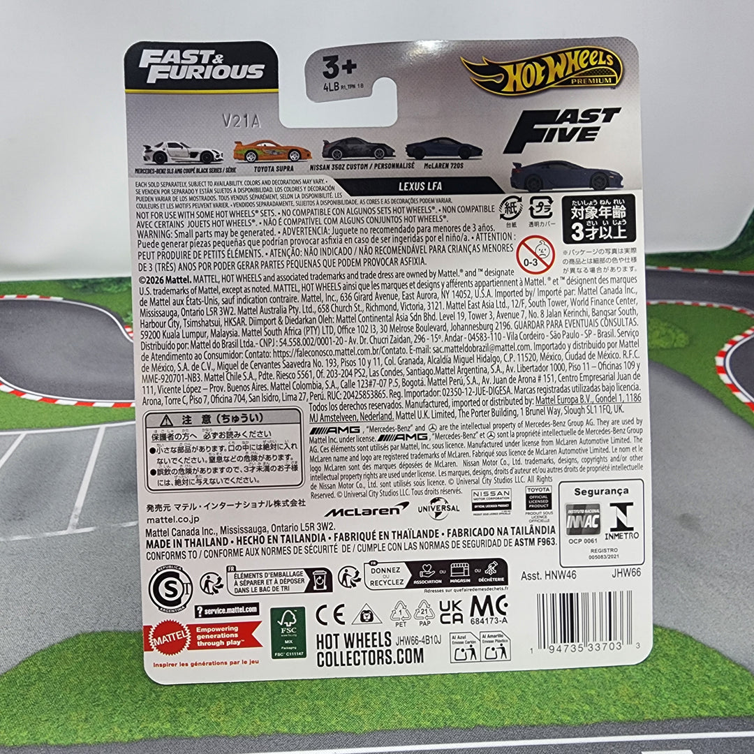 Lexus LFA 3/5 * 2026 Hot Wheels 25th Anniversary Fast & Furious