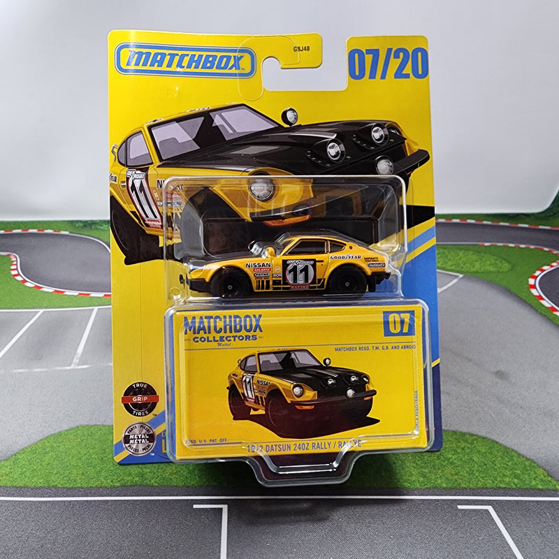 1972 Datsun 240 Rally #7 * 2026 Matchbox Collectors Case H